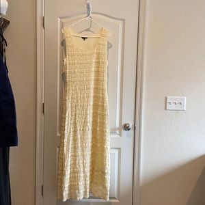 Stretch lace maxi creamy buttermilk XL